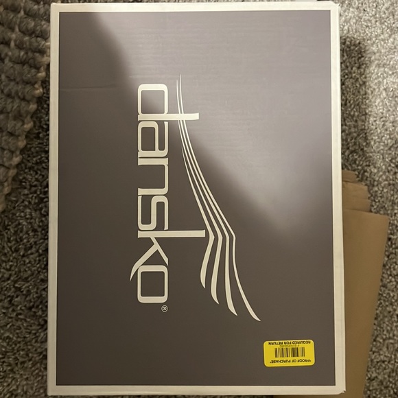 Dansko
Caia Nubuck Wedge Buckle Detail Clogs - Picture 6 of 6